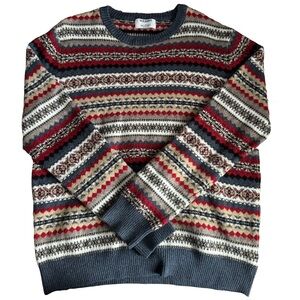 Old Navy Multicolor Striped Crewneck Sweater